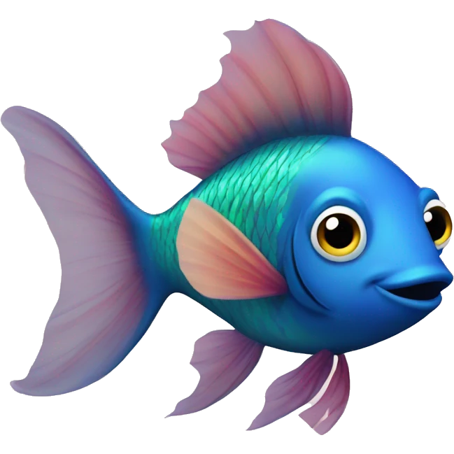 Fish with tutu emoji