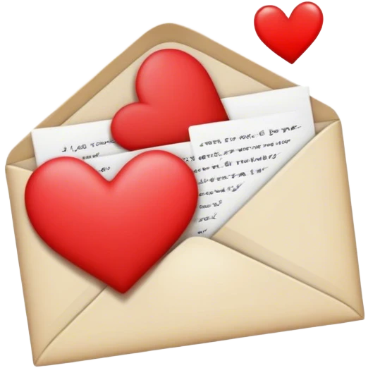 Love letters emoji
