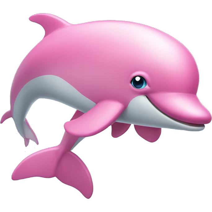 Pink dolphin emoji