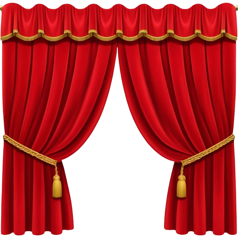 Red Theater curtain emoji