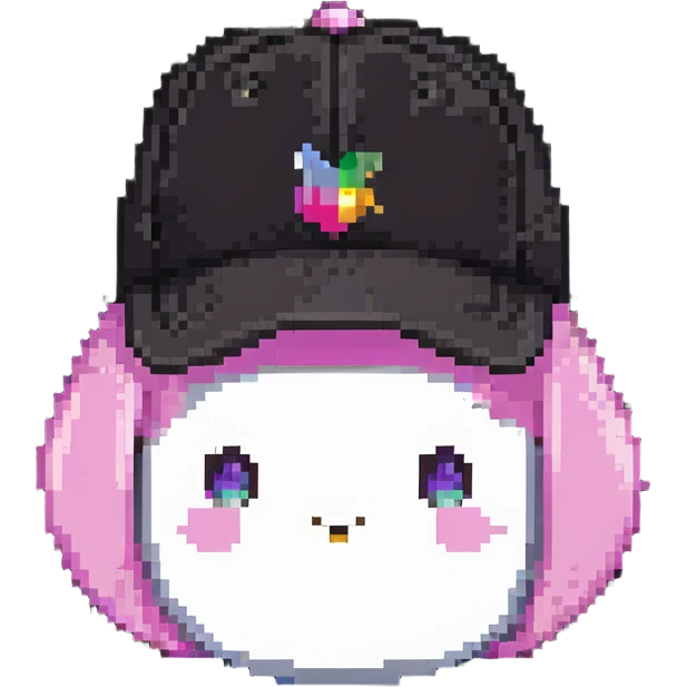 pink hat emoji
