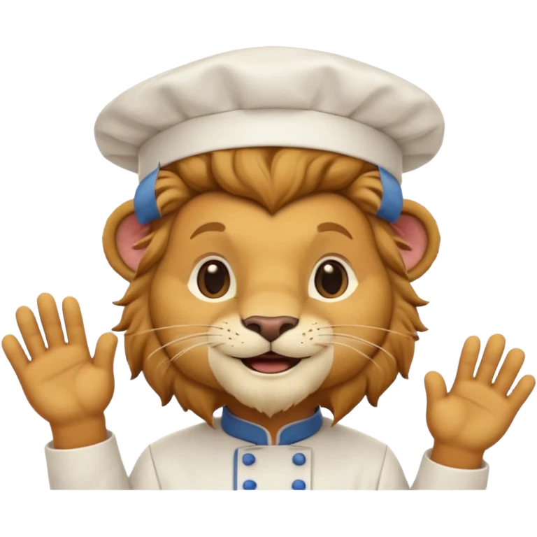 chef lion emoji