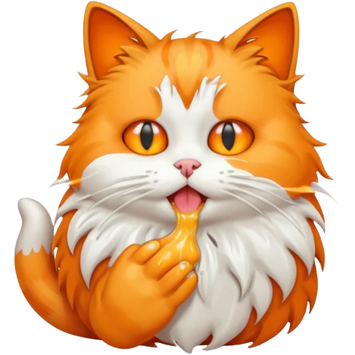 GATITO VOMITANDO emoji