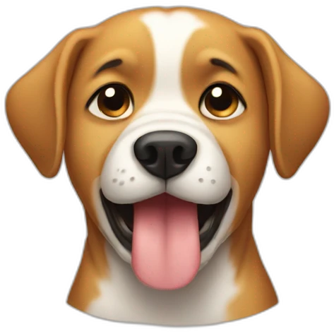 Dog crying  emoji