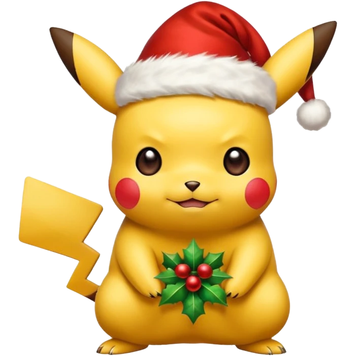 Pikachu de natal emoji