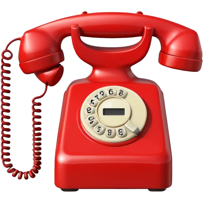 telephone red call emoji