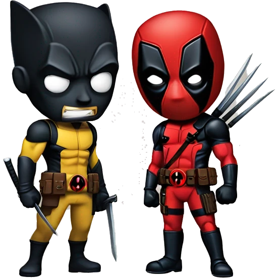 Deadpool and wolverine  emoji
