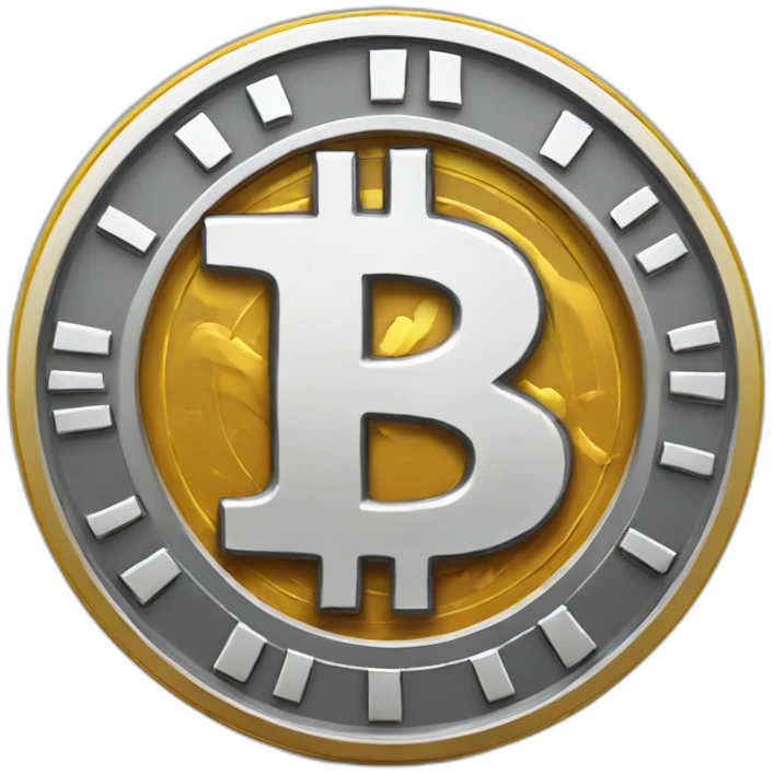 bitcoin coin with a C in the middle emoji