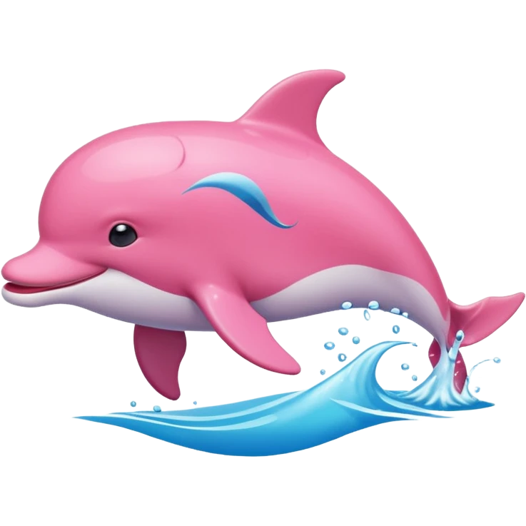 pink dolphin emoji