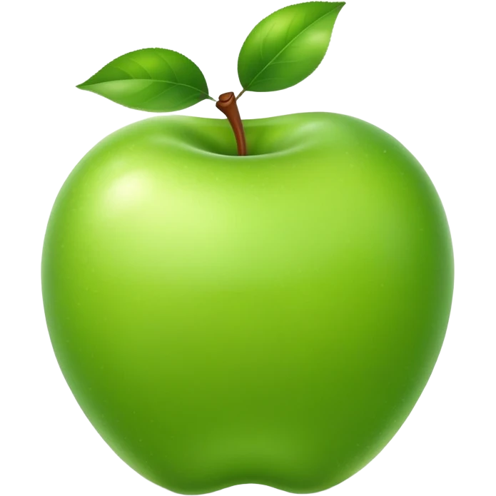 green apple emoji