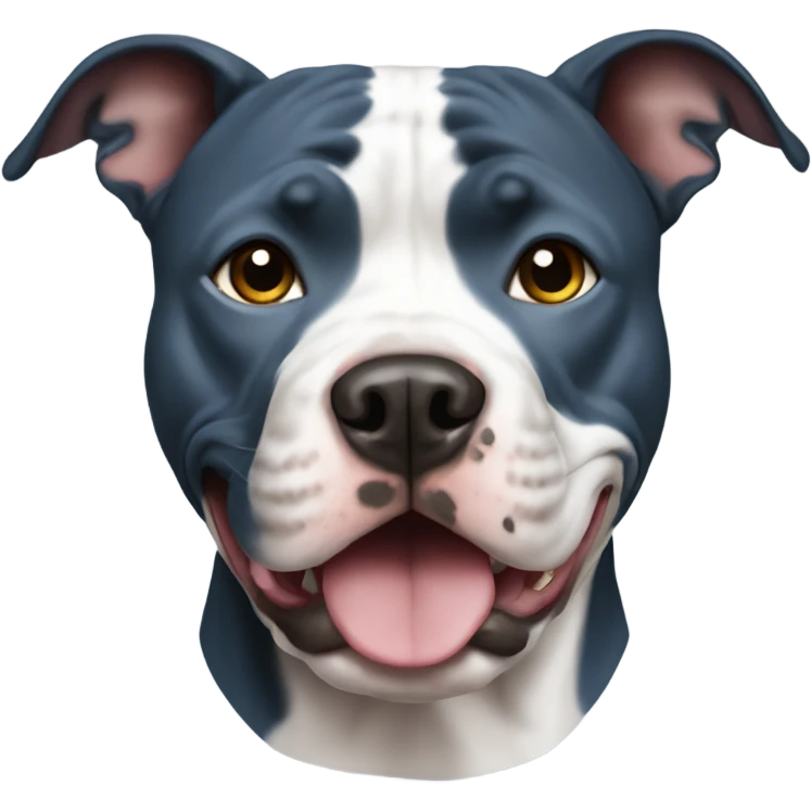 Realistic blue nosed pitbull emoji emoji