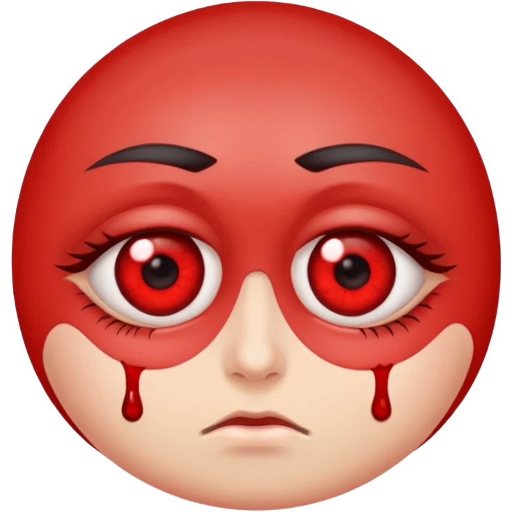 tired eyes emoji