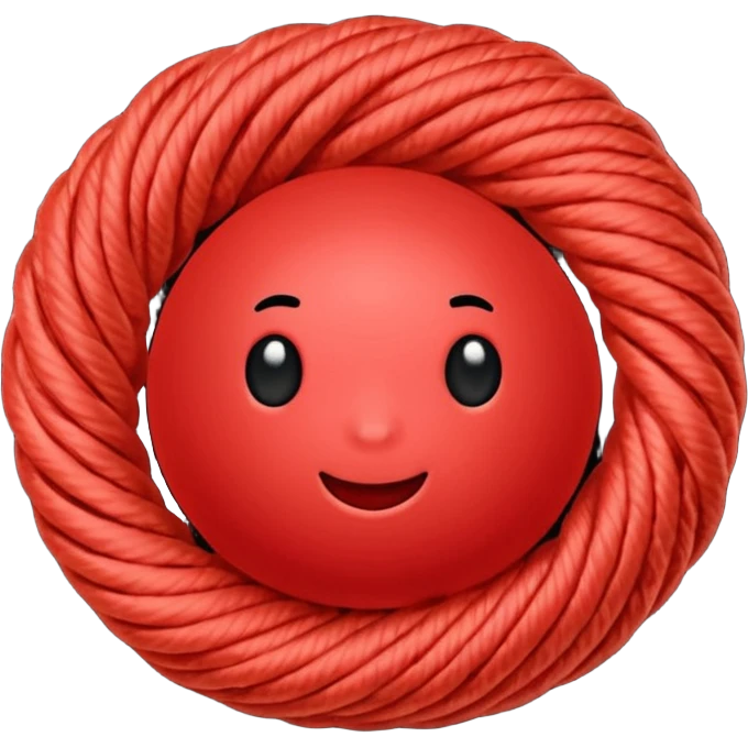 red ball of yarn emoji
