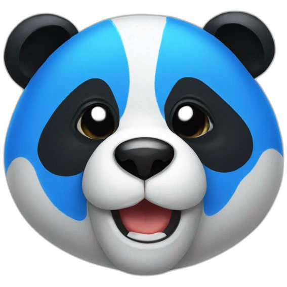 a bleu panda emoji