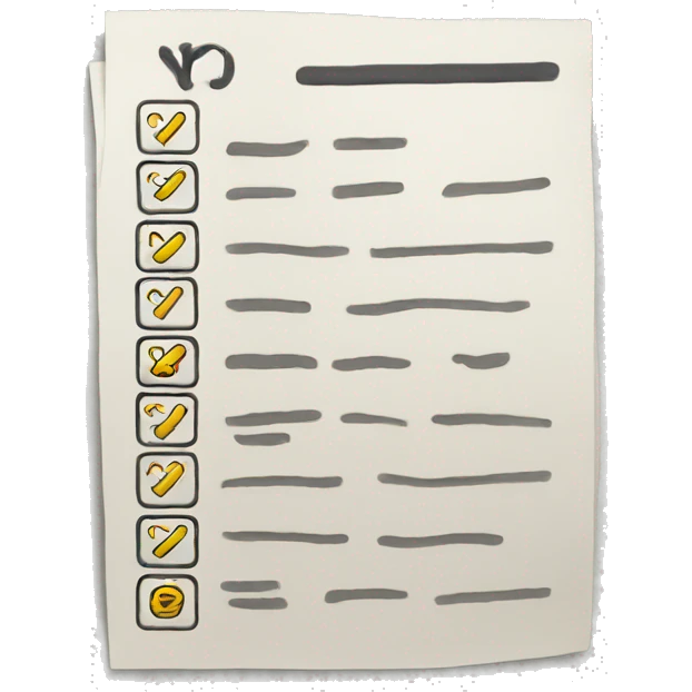 checklist emoji