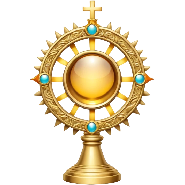 Eucharistic Adoration Monstrance emoji
