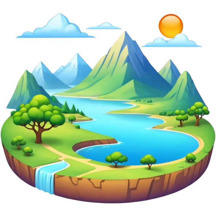 Cool scenery  emoji