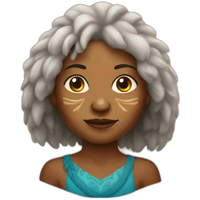 Aborigine woman emoji