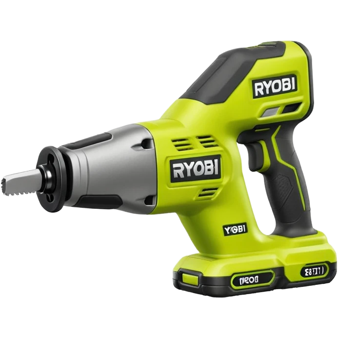 RYOBI ONE+ 18V Cordless Reciprocating saw battery  emoji