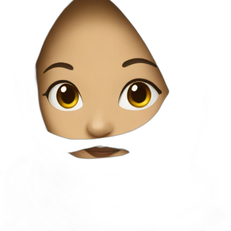 Cat hijab emoji