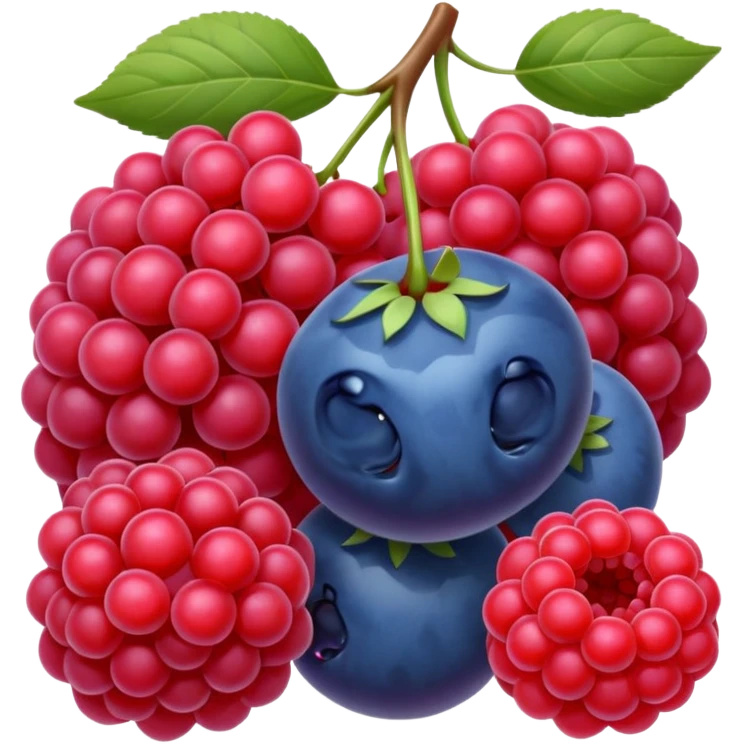 Mirtilli e Lamponi emoji