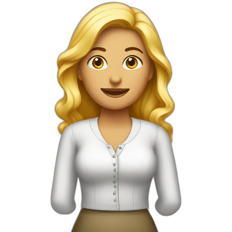 mujer vendedora de ropa emoji