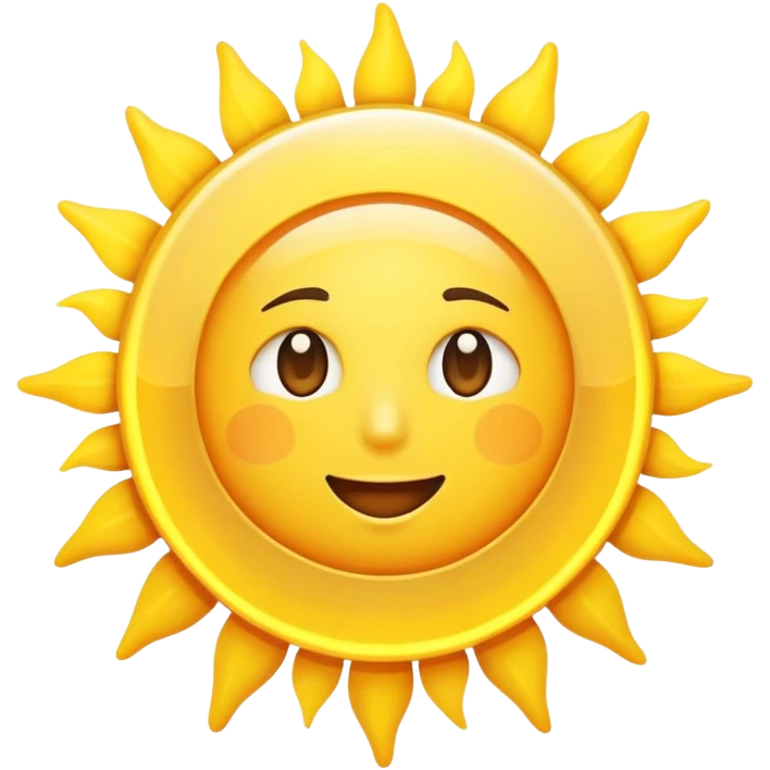 Sun with timer showing 15 minutes, morning sunshine exposure emoji