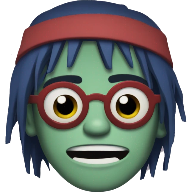 2-d from gorillaz emoji