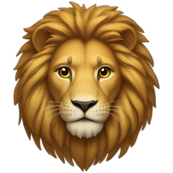 Real lion emoji