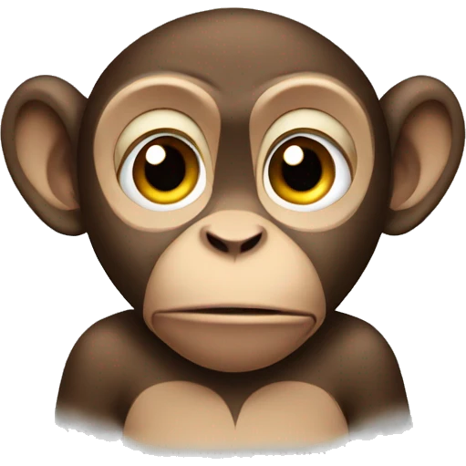 Monkey crying emoji