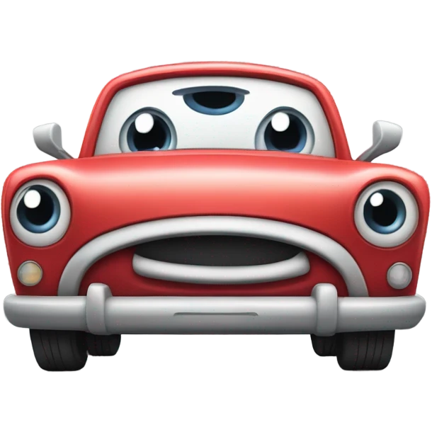Car with eyes  emoji