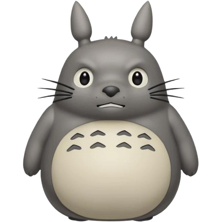 Totoro tierno que se parezca al real  emoji