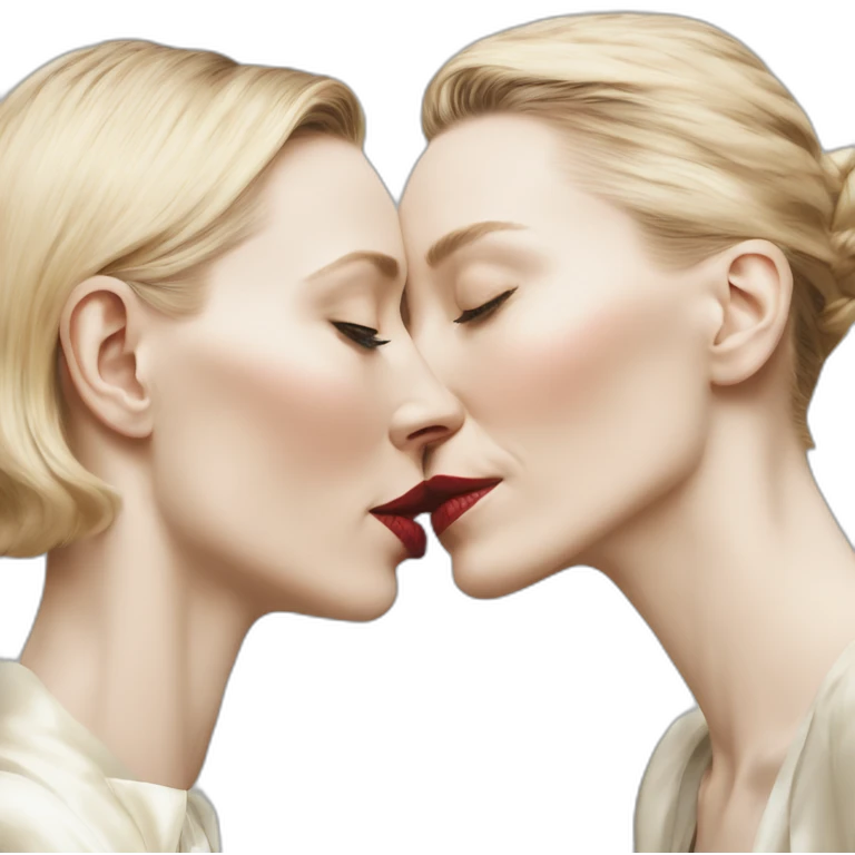 cate blanchett kissing rooney mara emoji