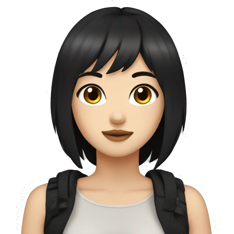 Neko Femboy, black hair emoji