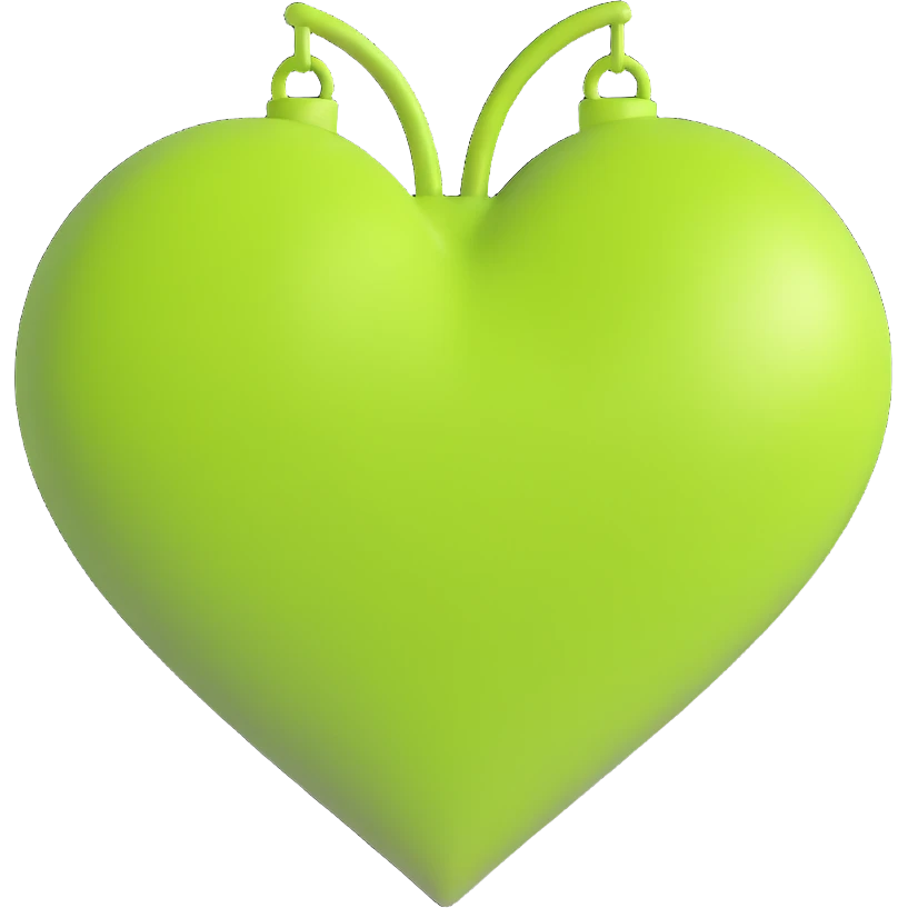 Dark mauve heart effect gothic emoji
