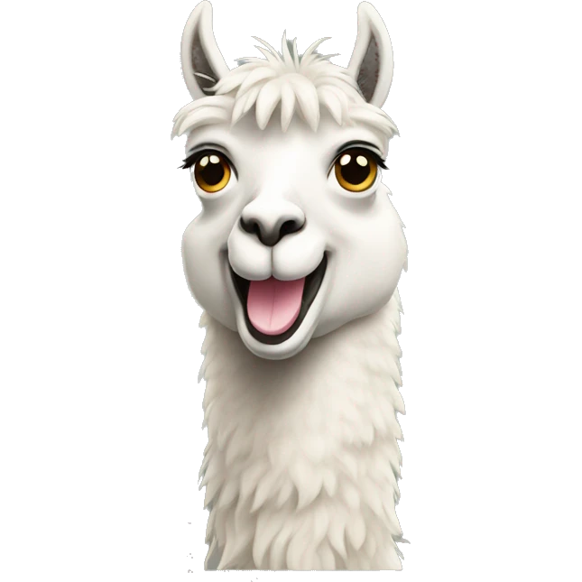 smiling llama emoji
