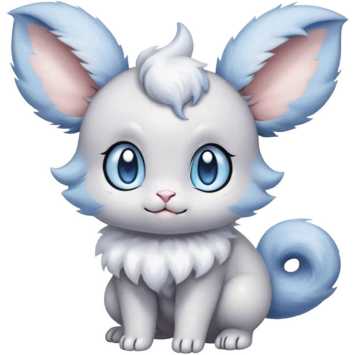 Minccino-Espurr-creature-hybrid emoji