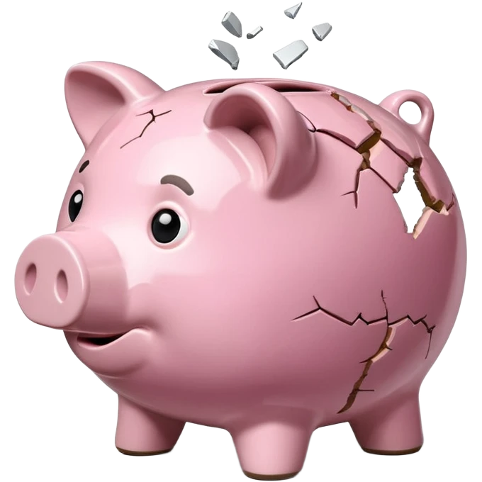 empty piggy bank emoji