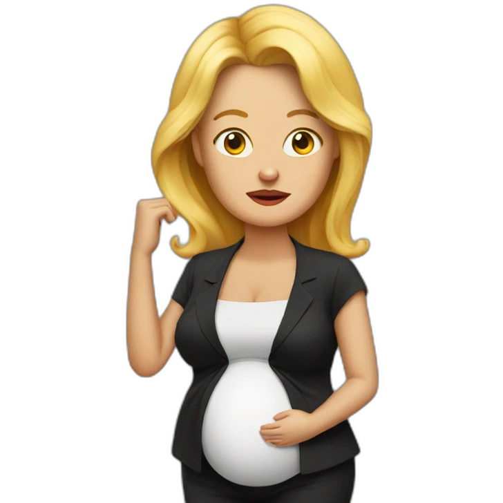 trump-pregnant emoji