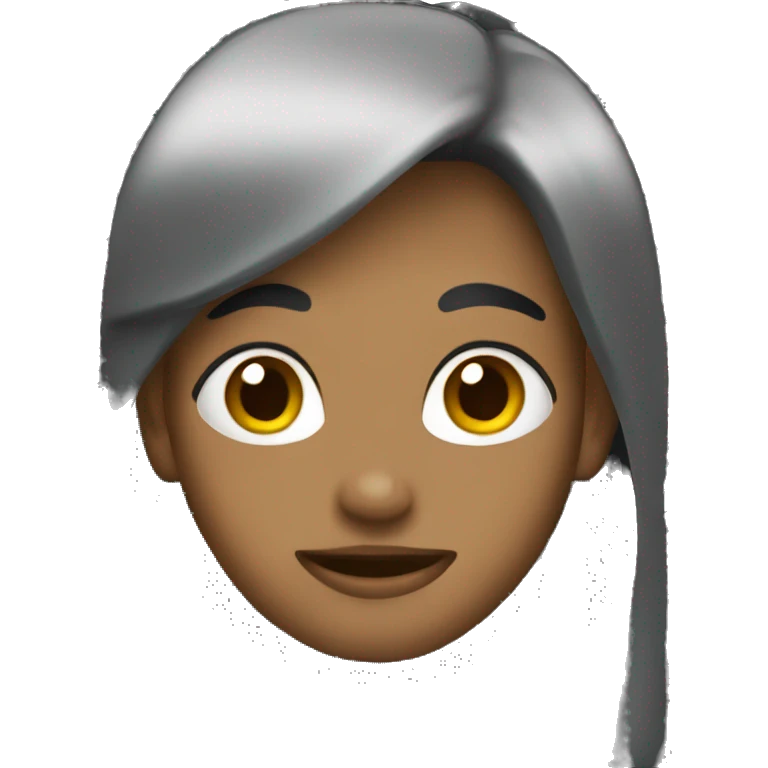 blacl hair emoji