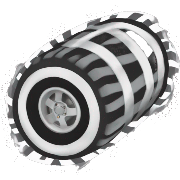 car drift tire track emoji