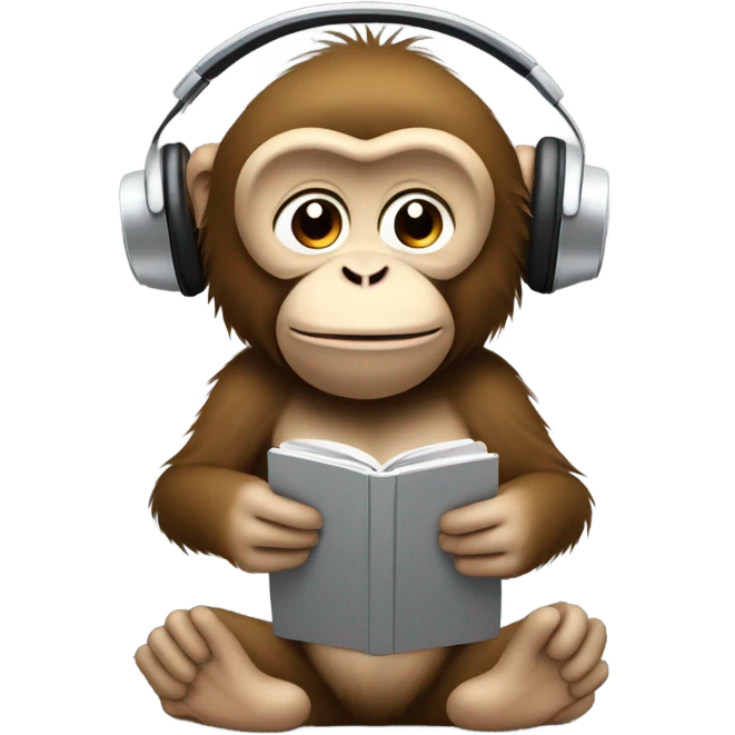 Snow monkey at concert emoji