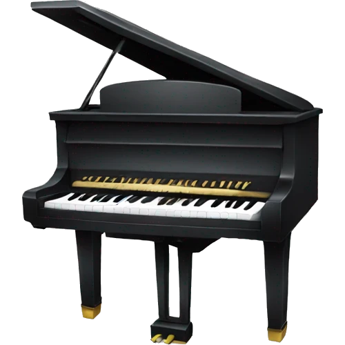 Playing piano fast emoji