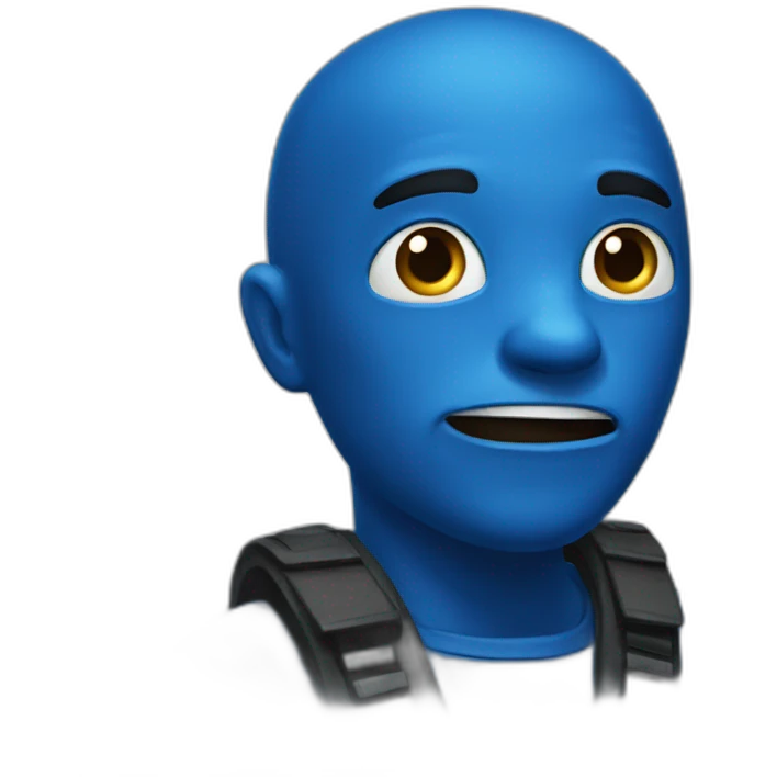 Blue tik emoji
