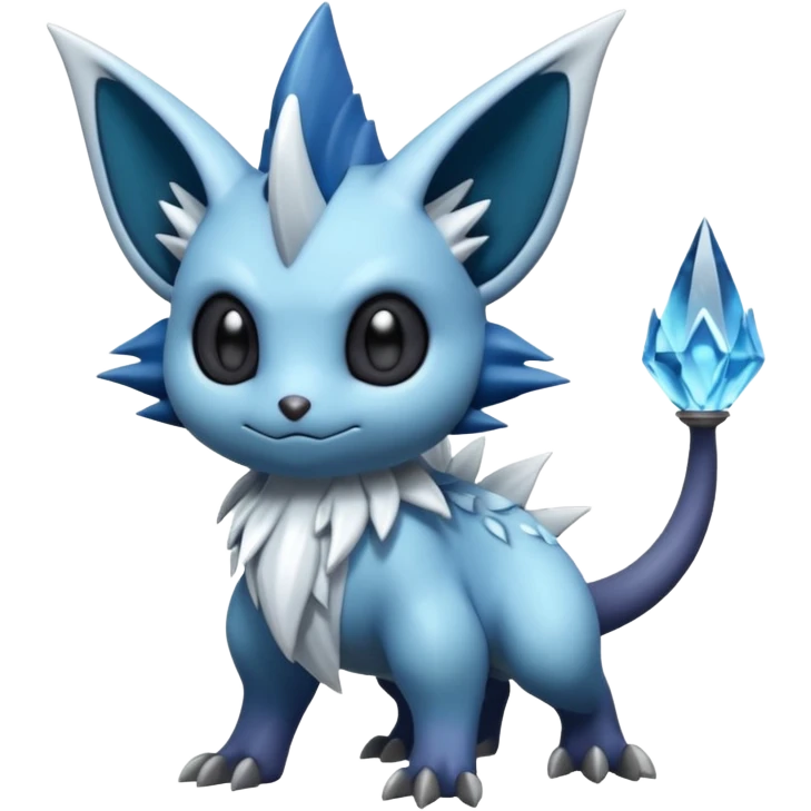 Elemental plum-plumed dark dusky mechanical frosty fairy-like fantasy epic rare Glalie-Sneasel-Togetic-Pokémon-Fakémon-hybrid-creature emoji