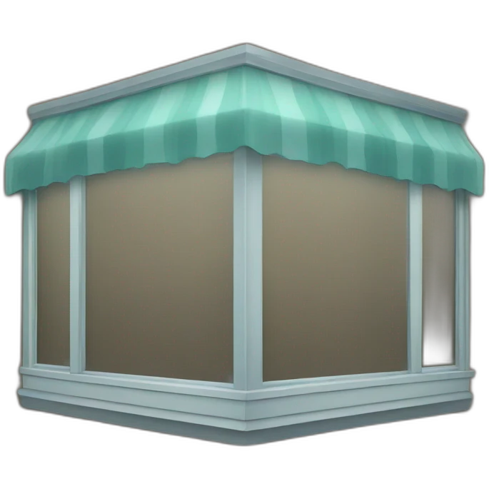 Storefront window glass emoji