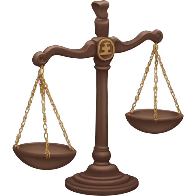 Pink scale of justice emoji