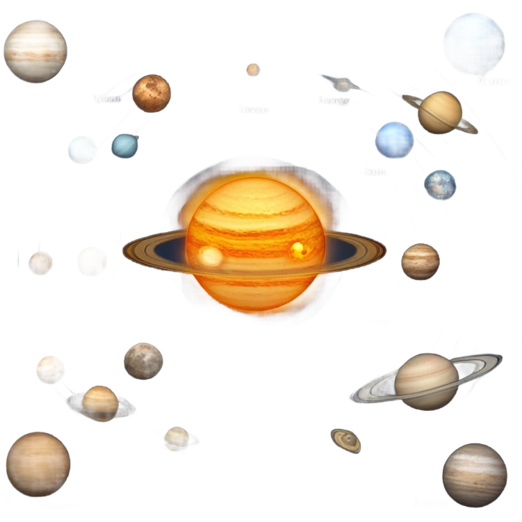 Solar system  emoji