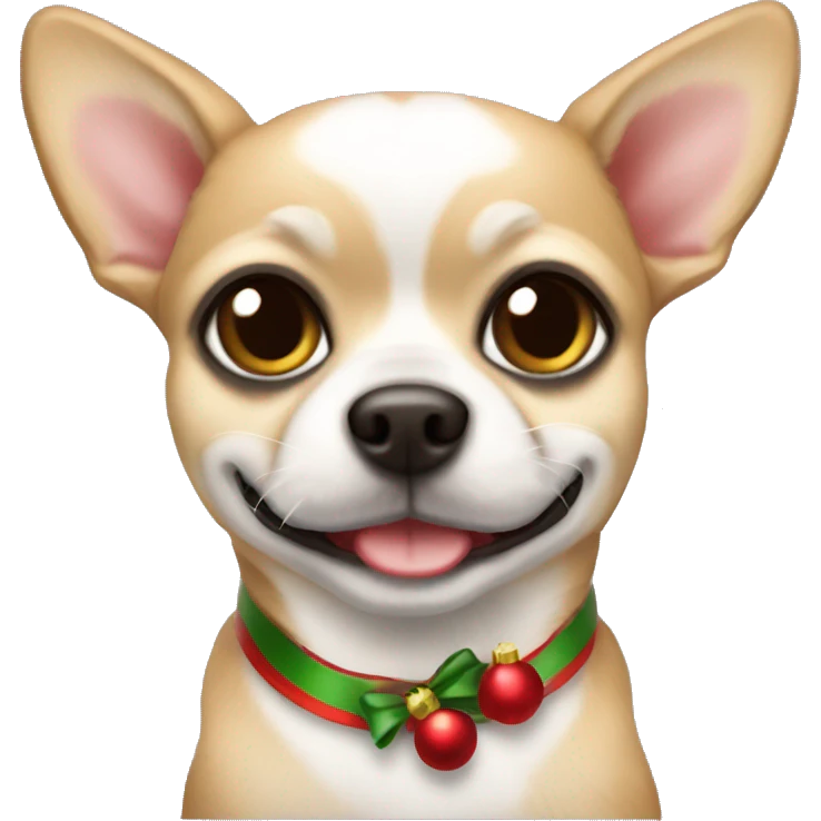christmas chiahuahua  emoji