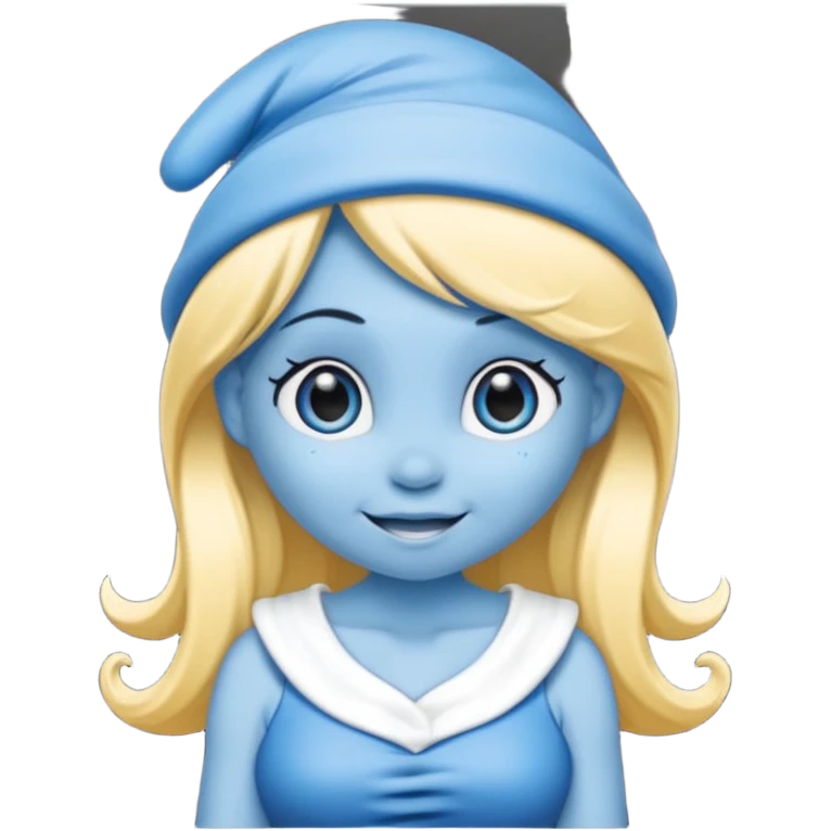Smurfette emoji